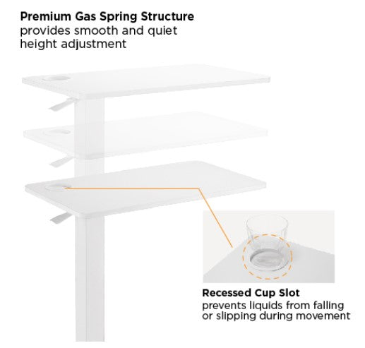 מנגנון הגובה ושקע הכוס