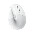 עכבר Logitech Lift לבן-אפור