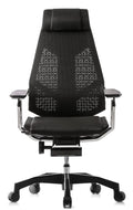 כיסא Comfort Genidia רשת שחור מלפנים
