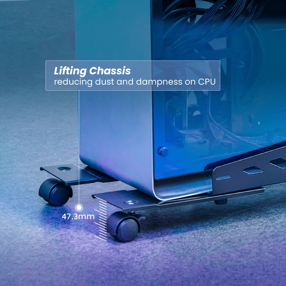 עגלה למחשב נייח עם גלגלים Lumi CPB-24 – תמונה 3
