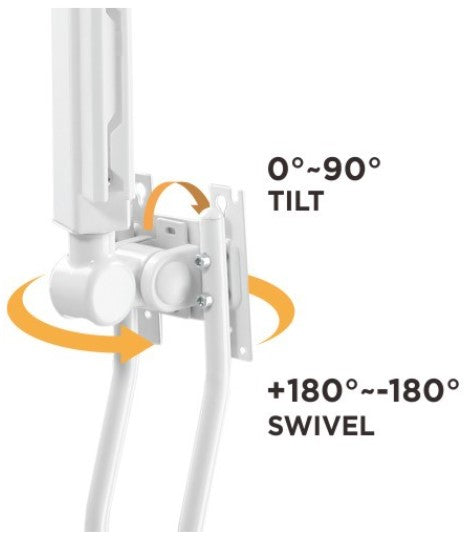 זרוע קיר ארוכה למסך 17"-32" Lumi LDA34-112 – תמונה 5