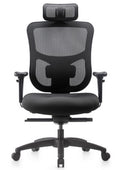 כיסא Sitplus Big & Tall Plus שחור מלפנים