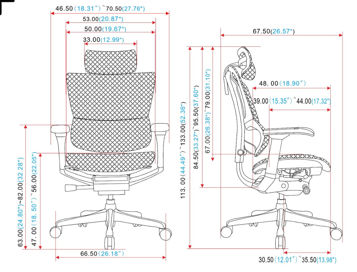 Mirus Pro – שרטוט מידות