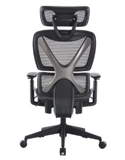 גב הכיסא בשחור