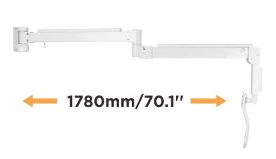 זרוע קיר ארוכה למסך 17"-32" Lumi LDA34-112 – תמונה 3