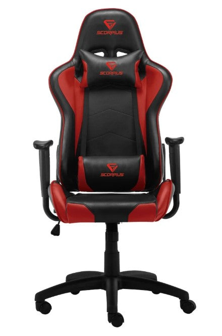 כיסא גיימינג Scorpius Gamer Red אדום-שחור