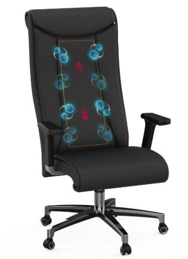 ראשי העיסוי בתוך המשענת